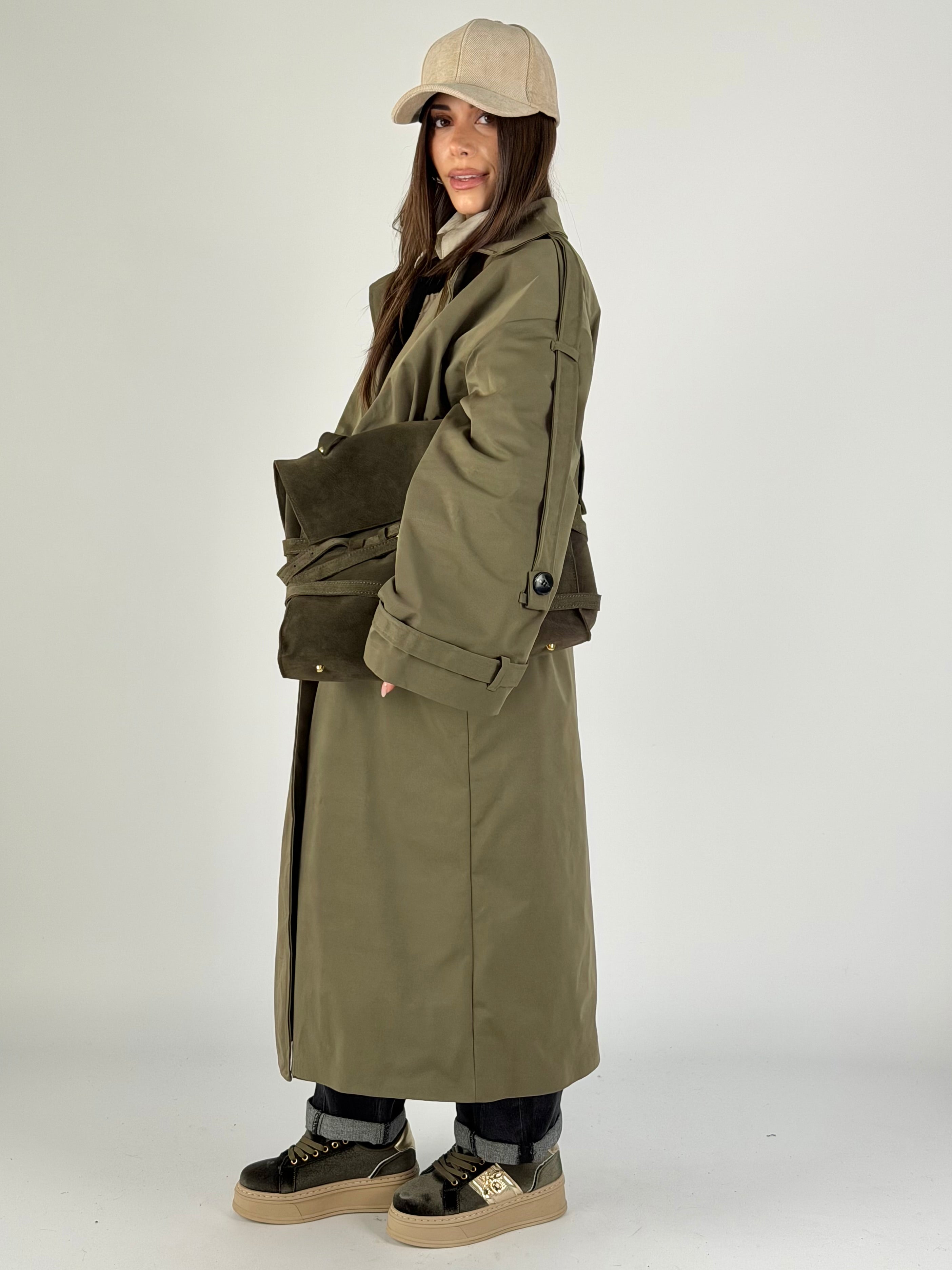 Trench Nicky verde