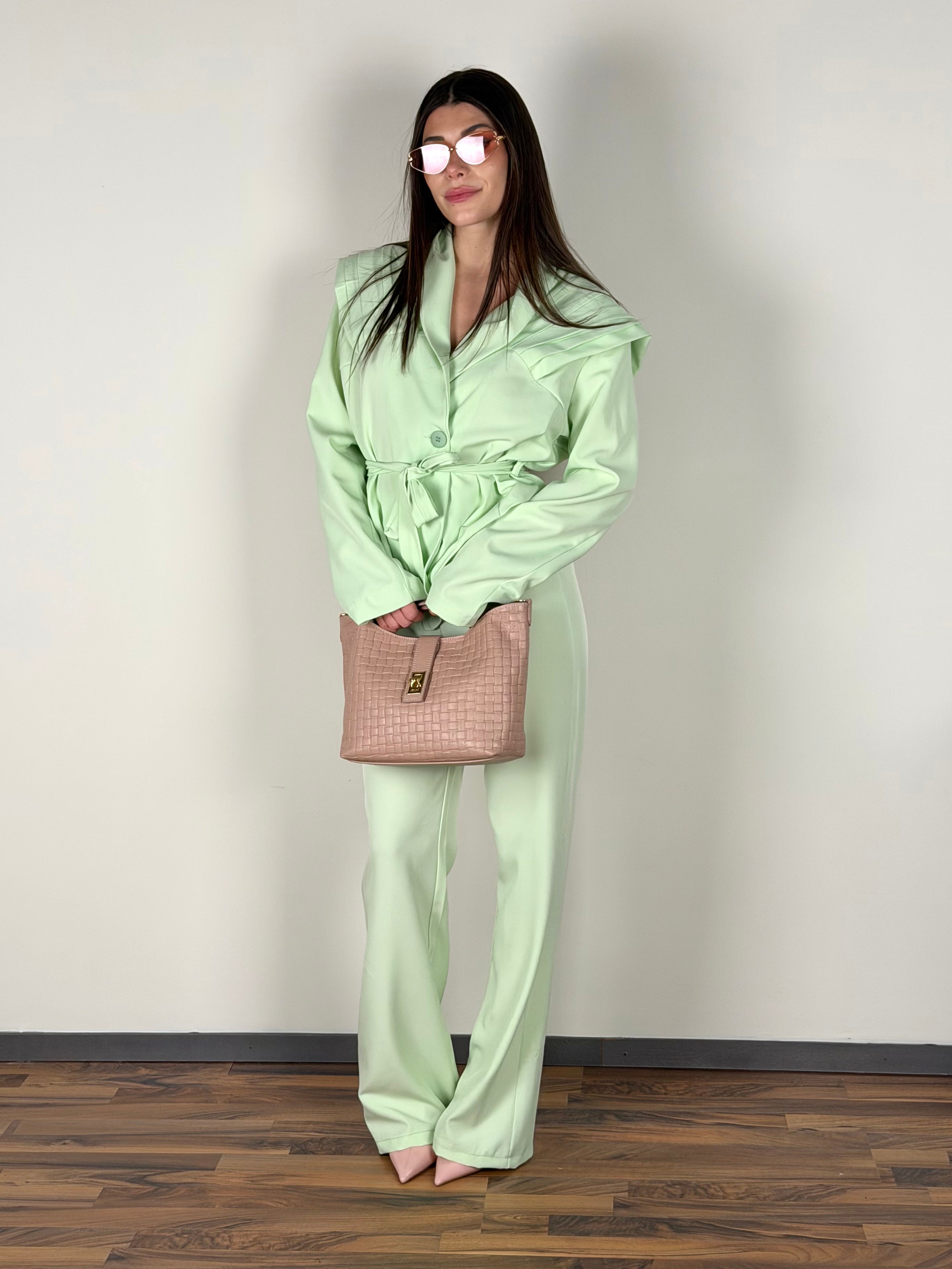 Completo Anya verde salvia