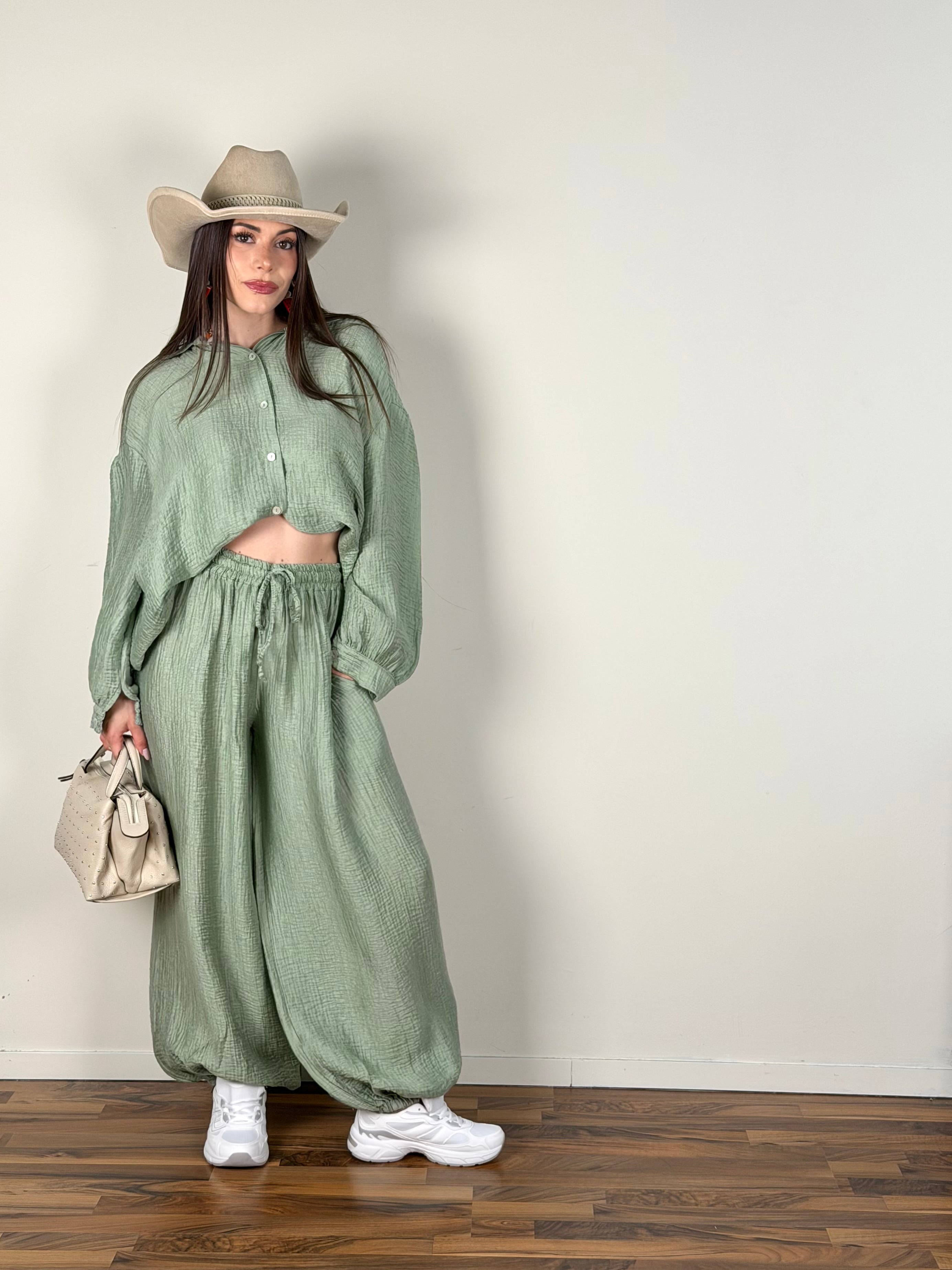 Pantalone completo Sweet verde