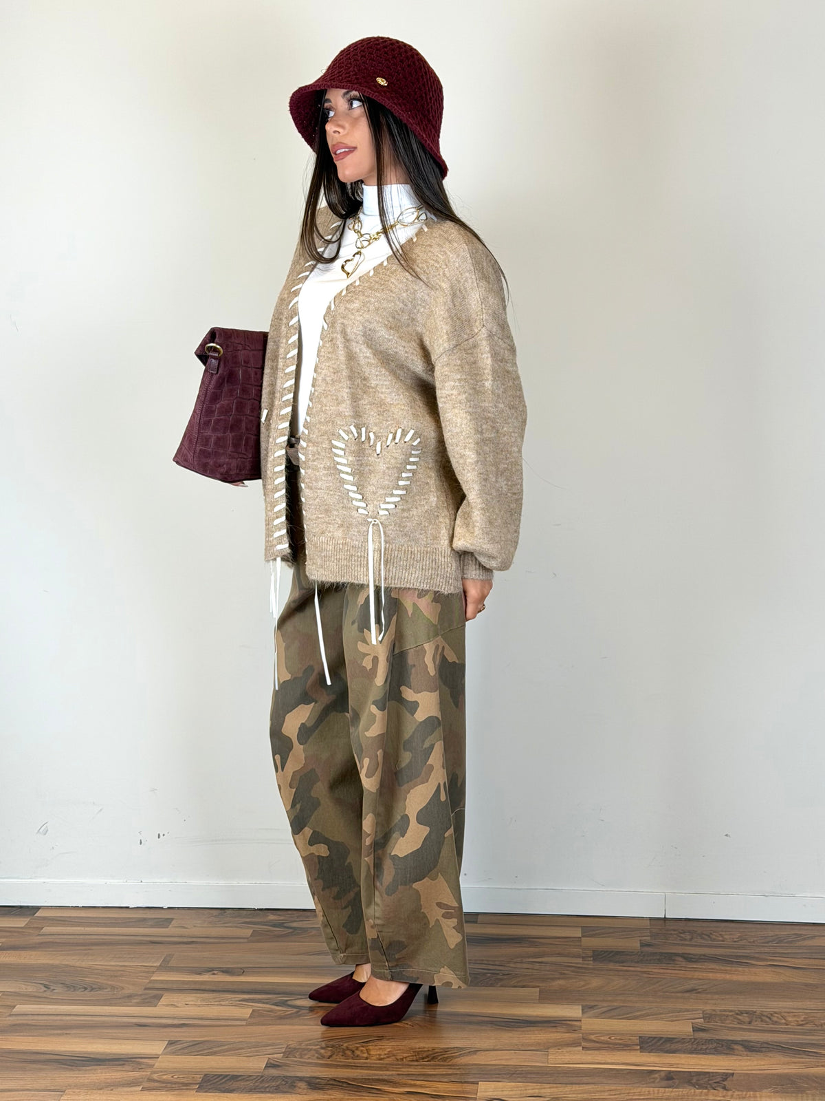 Cardigan Narciso beige