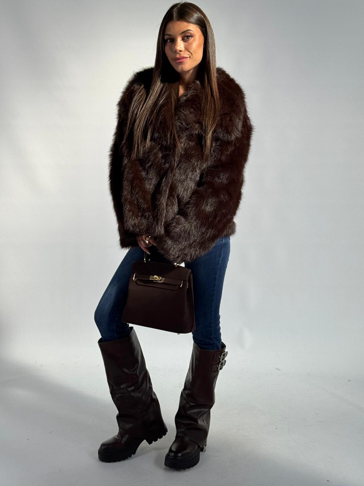 Pelliccia Gemma moro