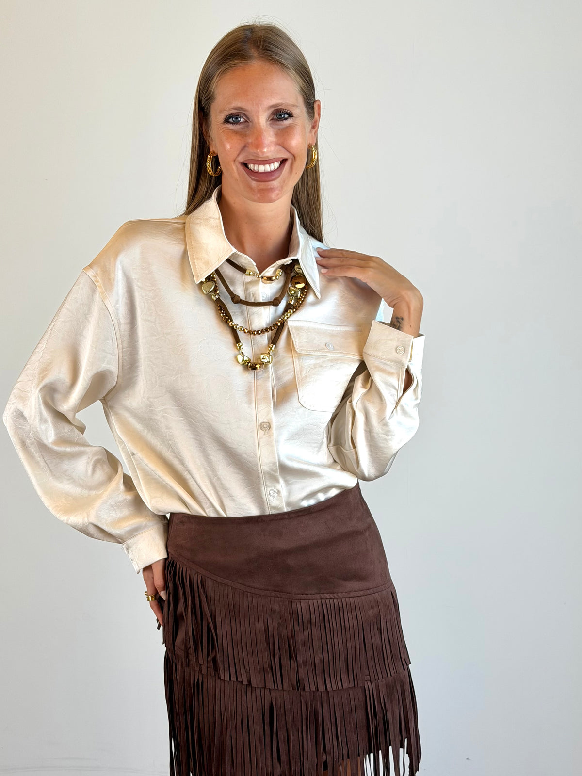 Camicia Secret beige