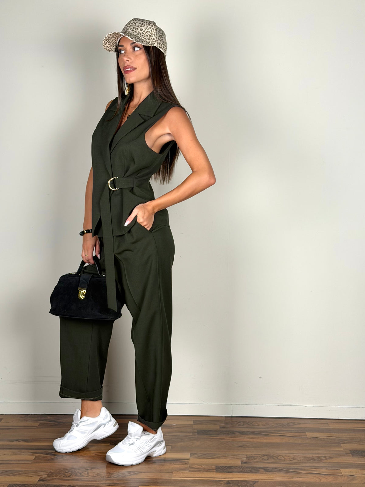 Pantalone Diana verde