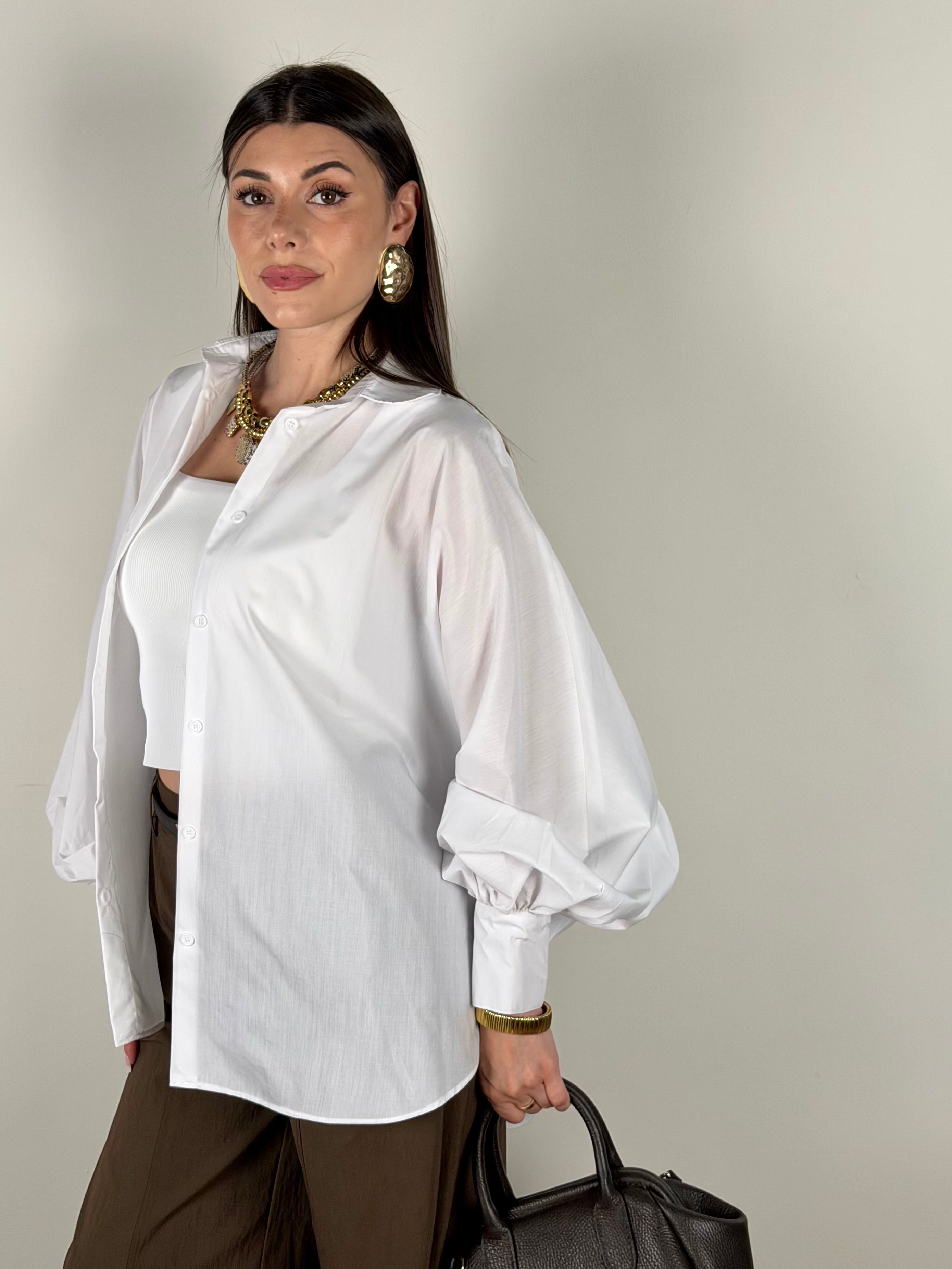 Camicia Lisa bianca