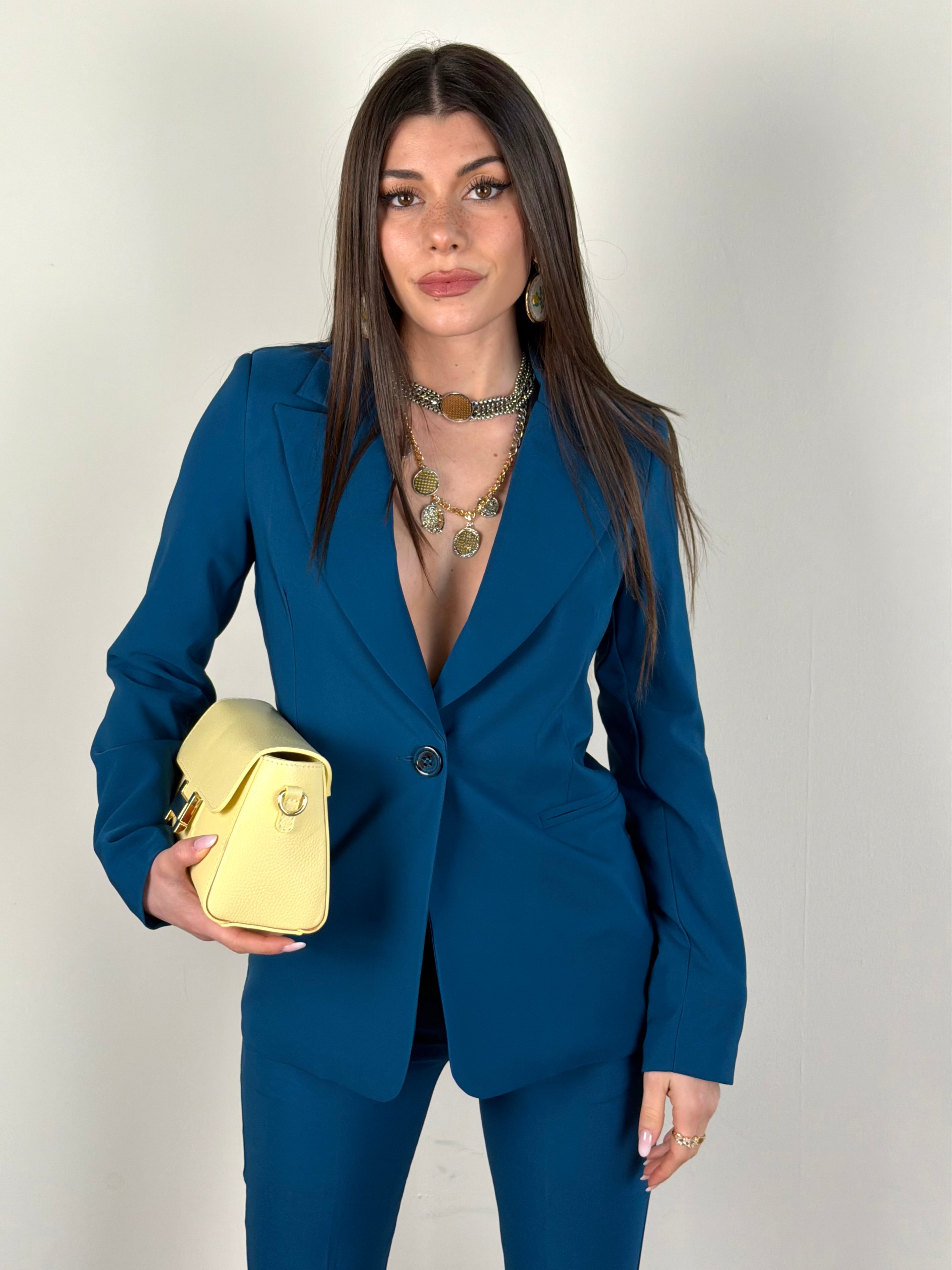 Completo Elodie zampa ottanio