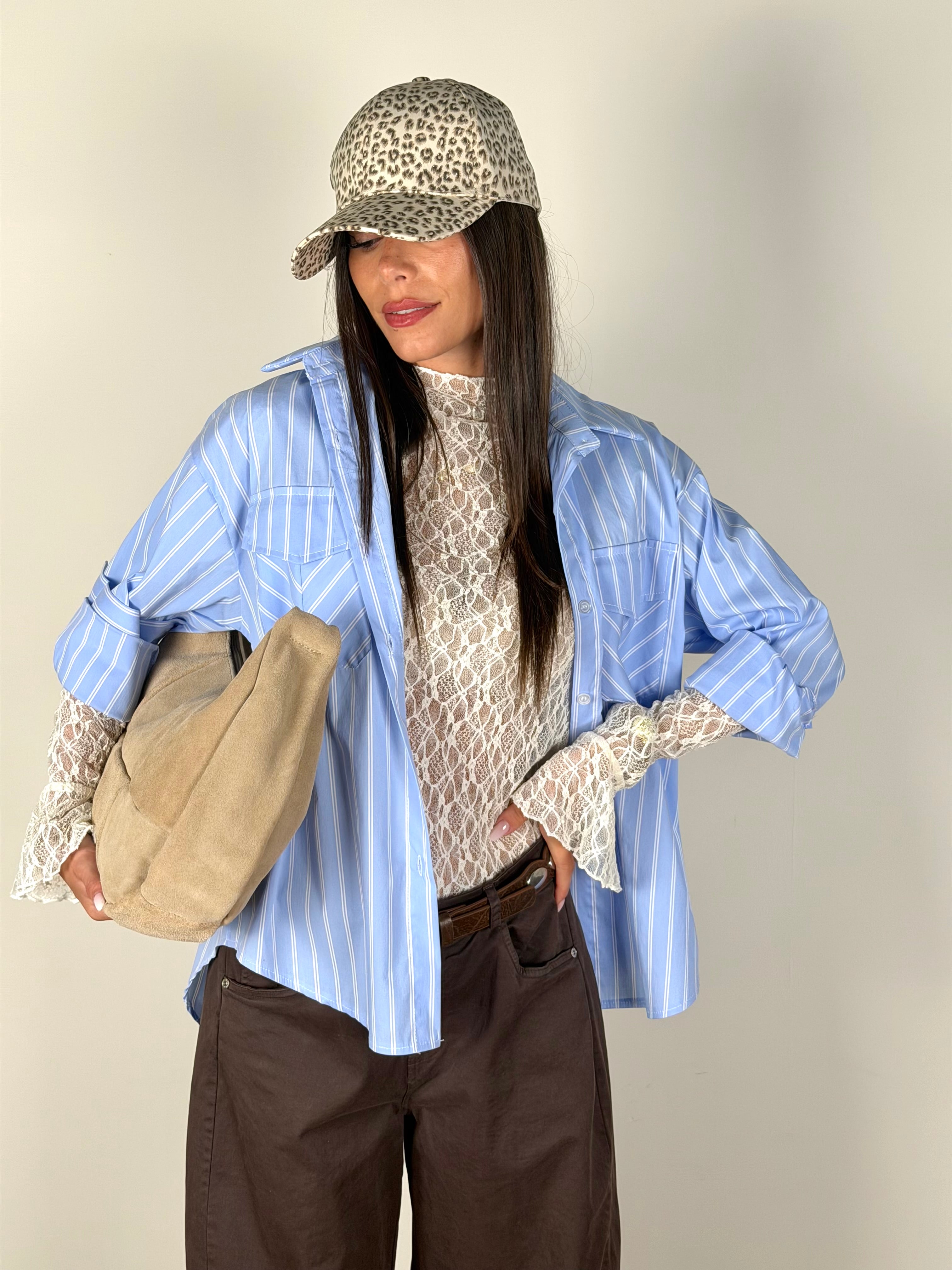 Camicia Zelda celeste