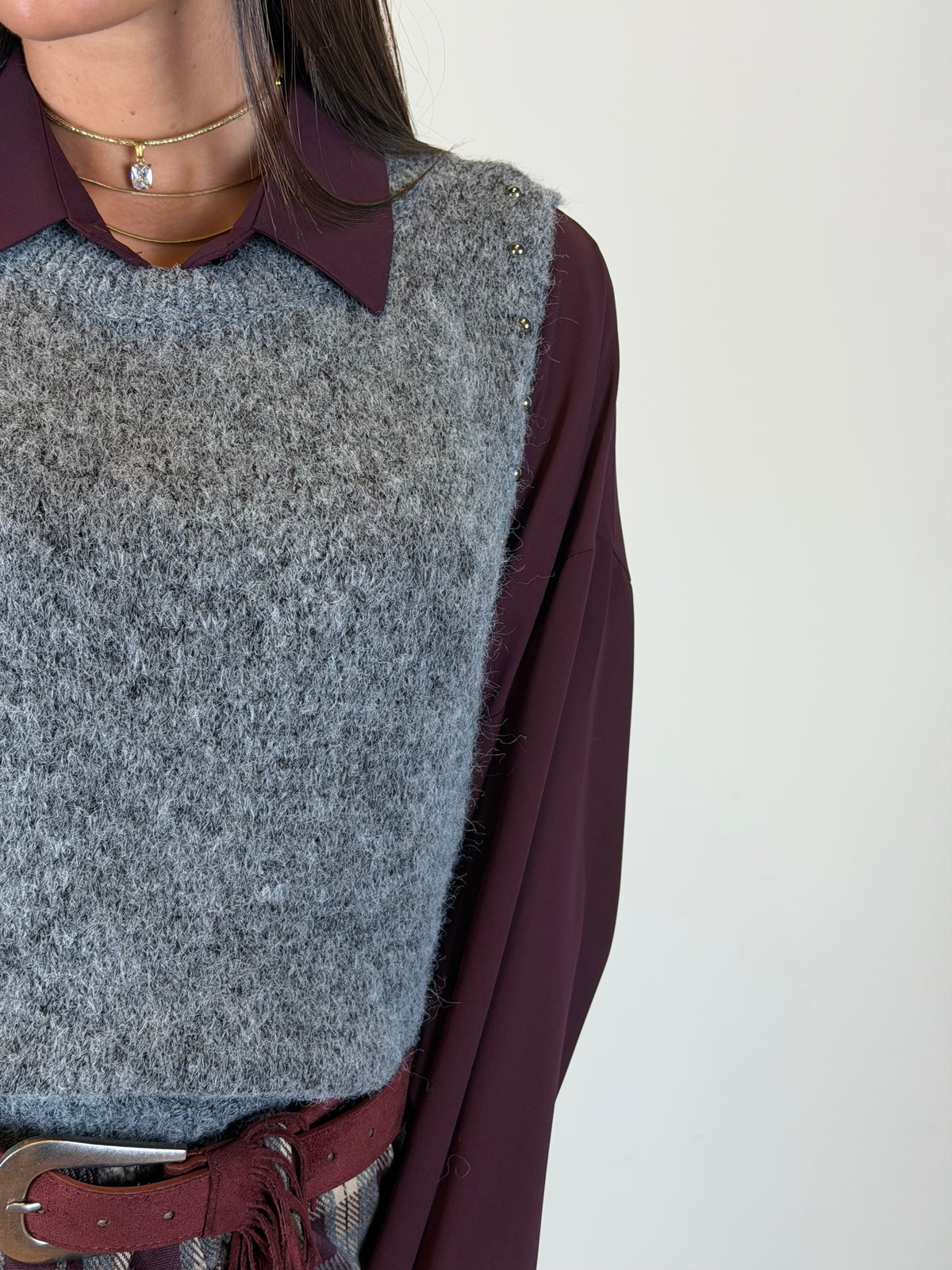 Maglia British grigia