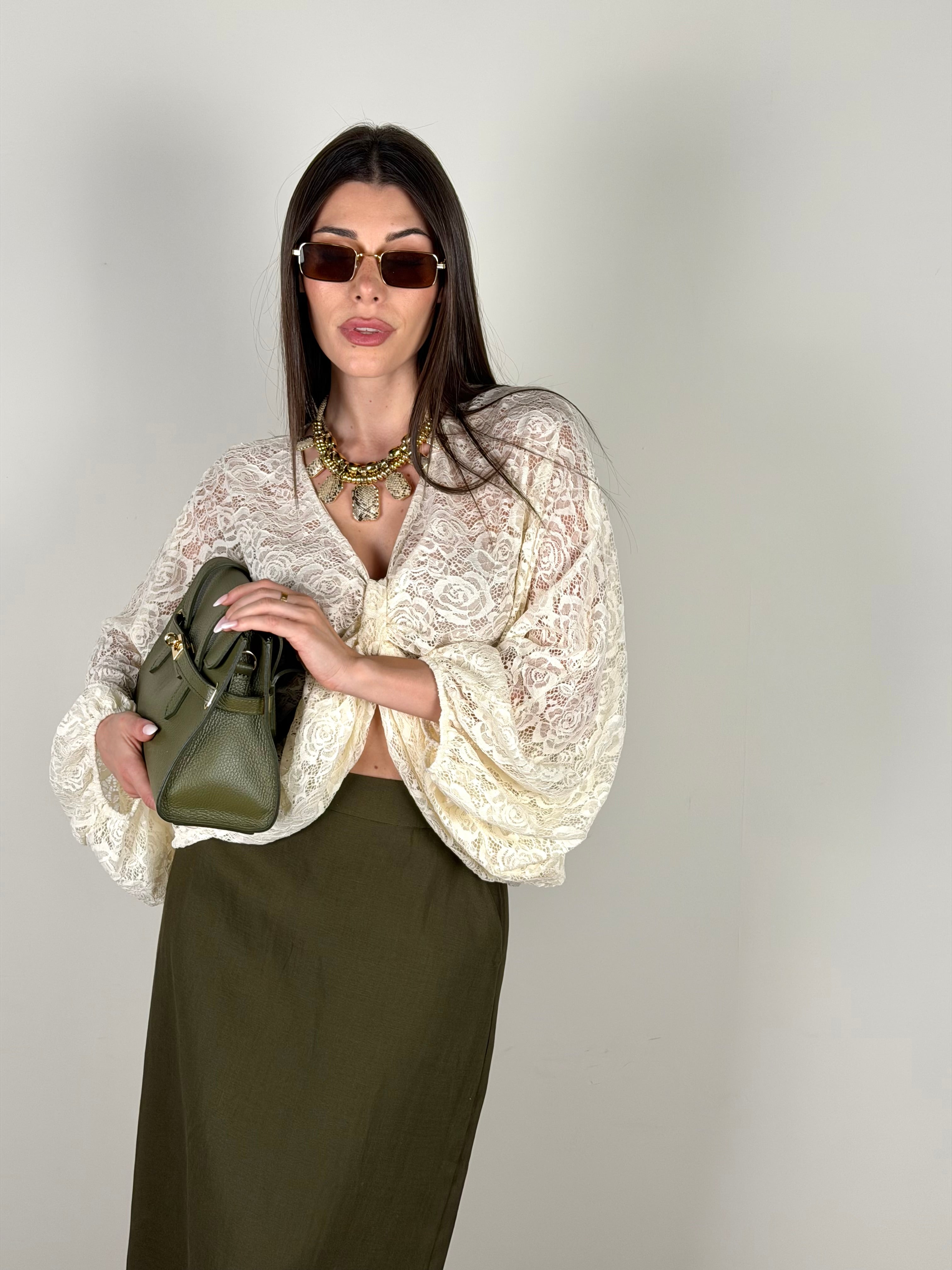 Maglia Drama beige