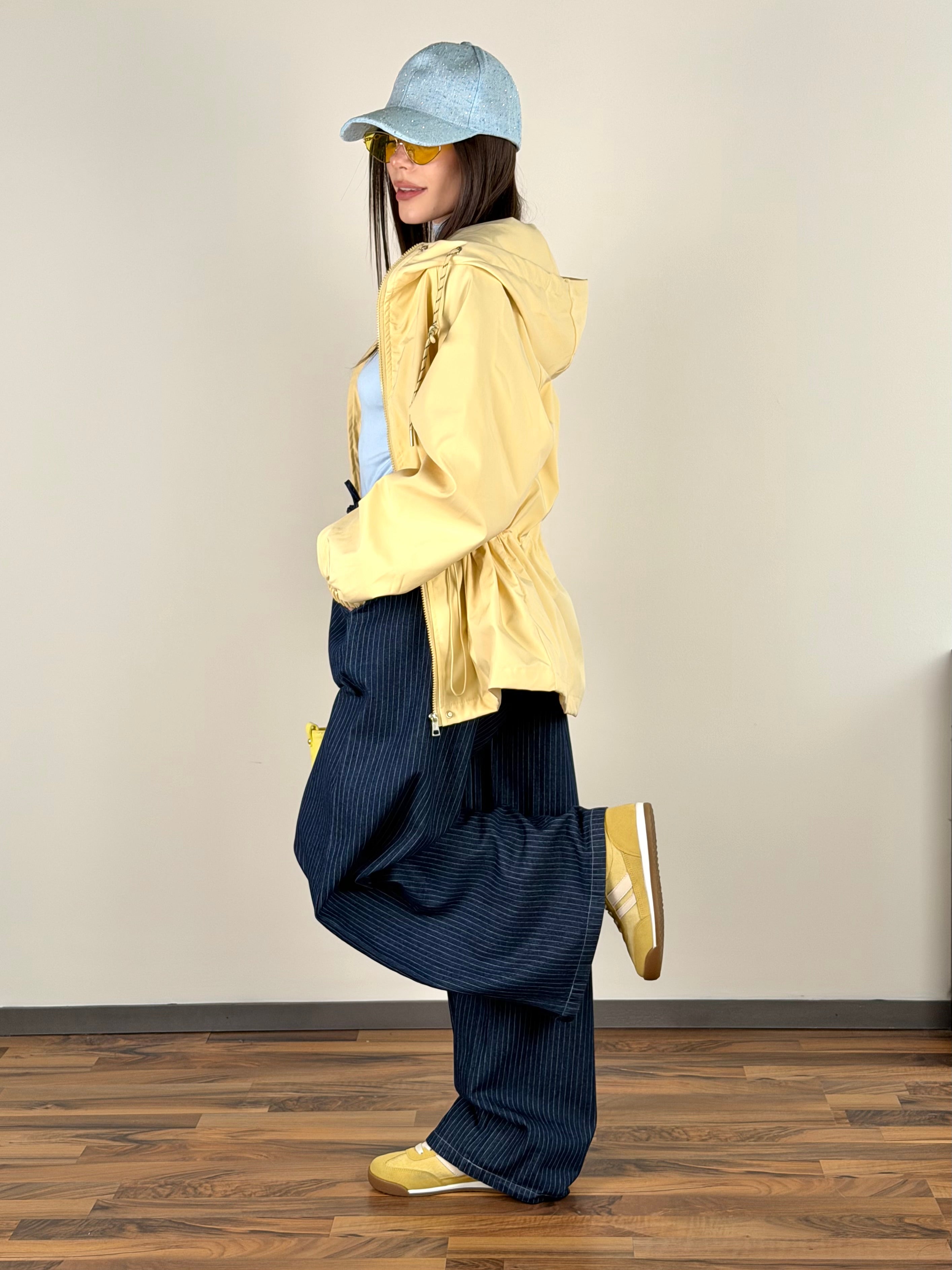 Spolverino coulisse giallo