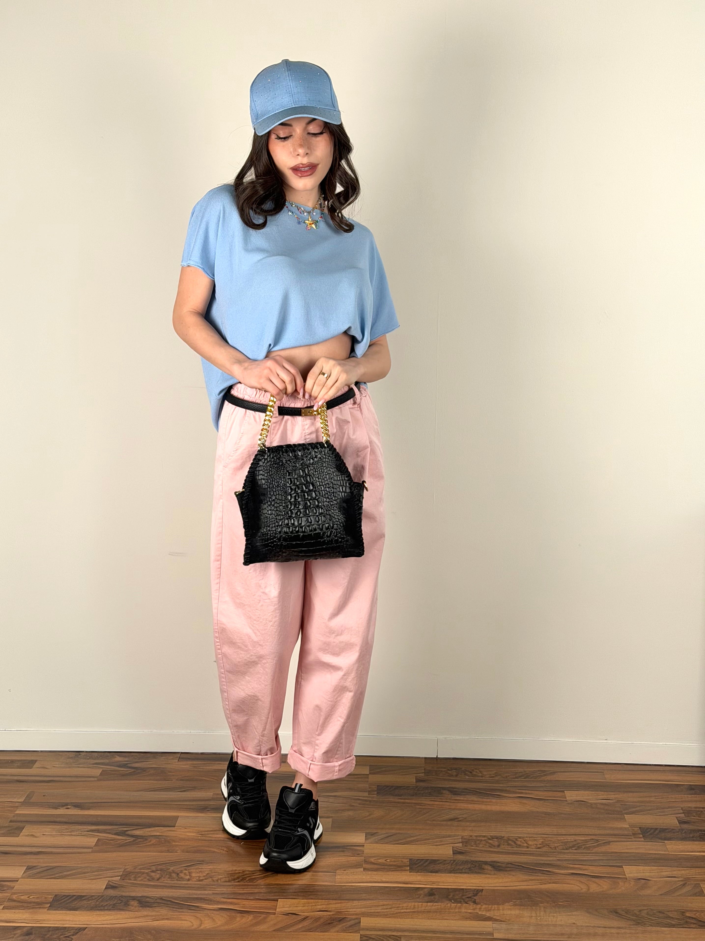 Pantalone Carmen rosa