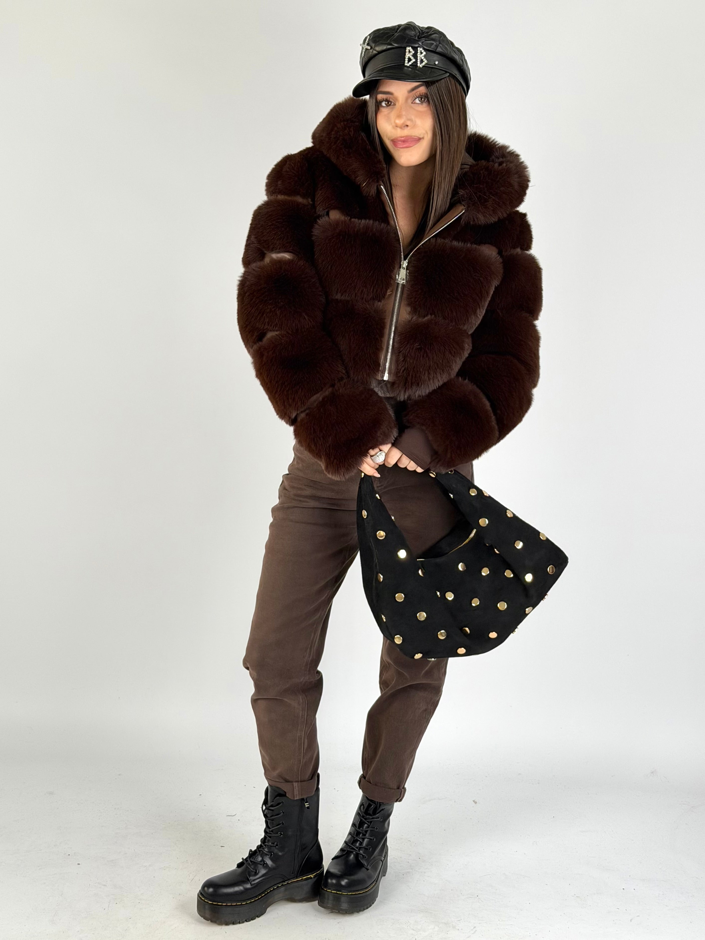 Pelliccia Grace moro