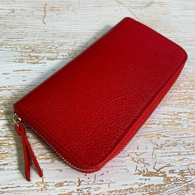 Portafogli grande con zip