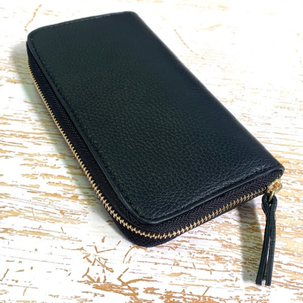 Portafogli grande con zip