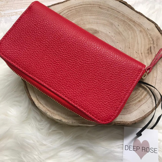 Portafogli grande con zip