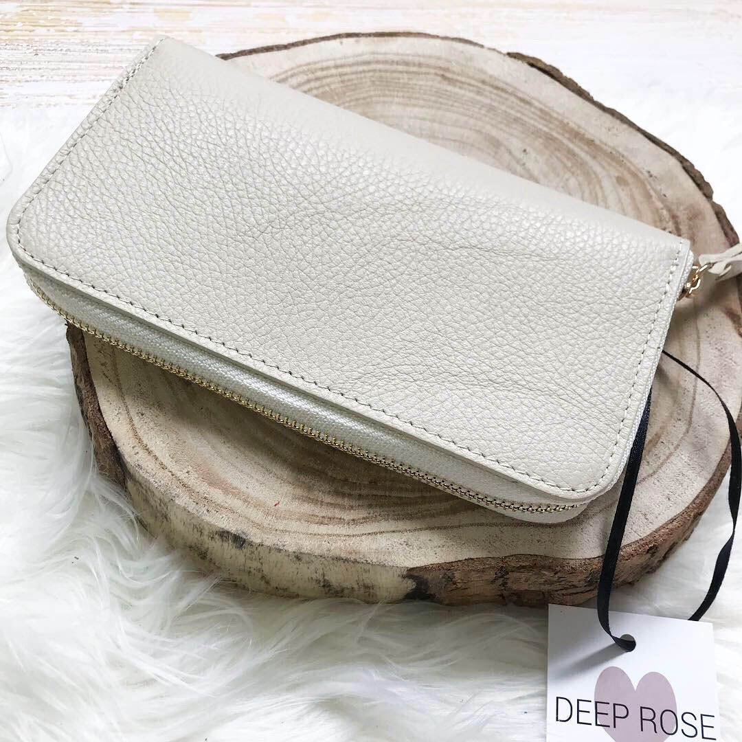 Portafogli grande con zip