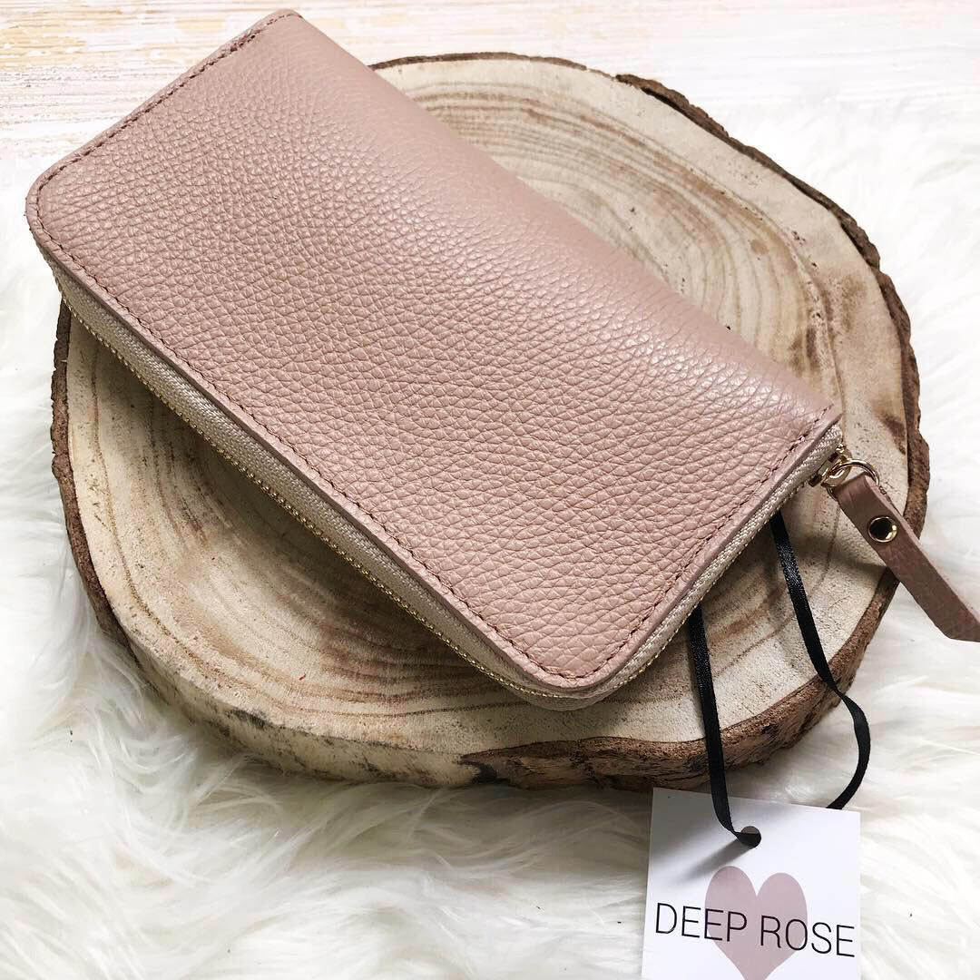 Portafogli grande con zip