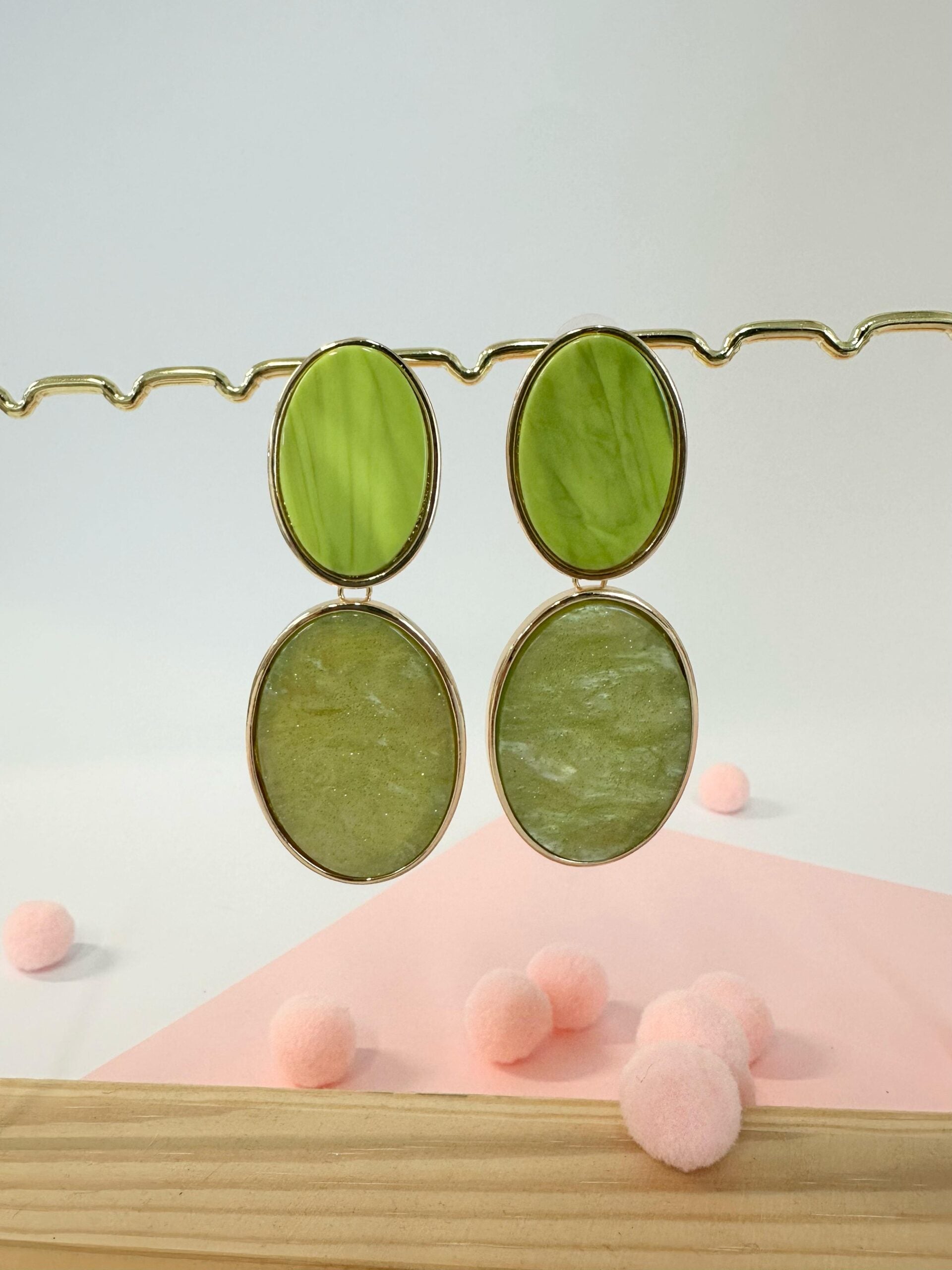 Orecchini marmorizzati