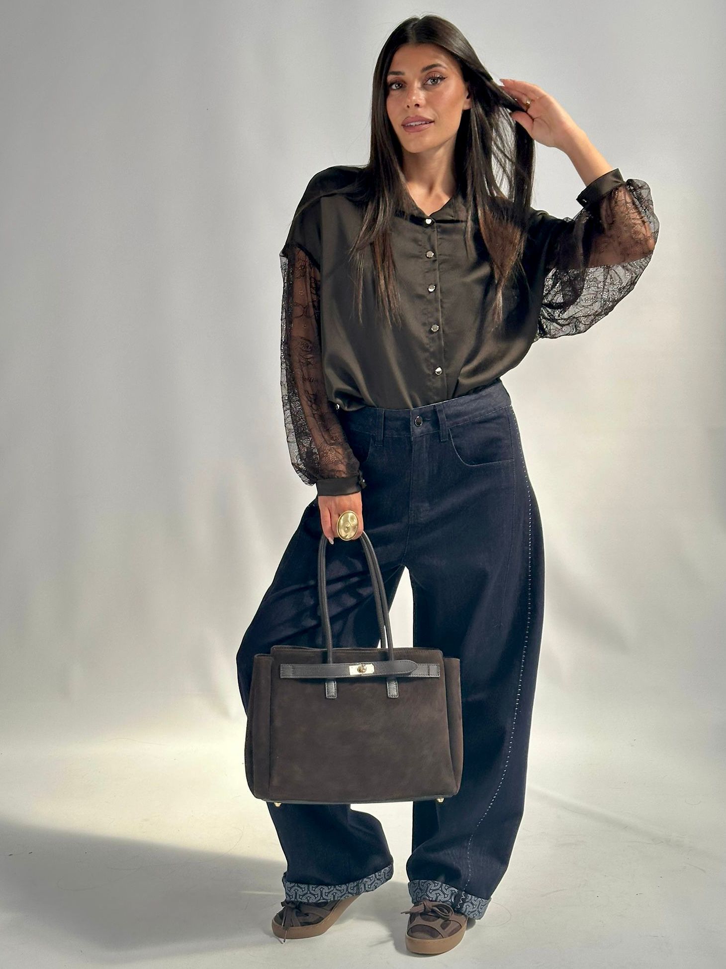 Jeans dettagli laterali